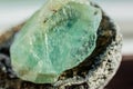 Green Flourite Raw Crystal Piece